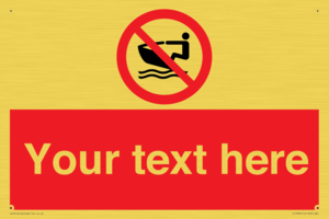 Custom No personal water craft